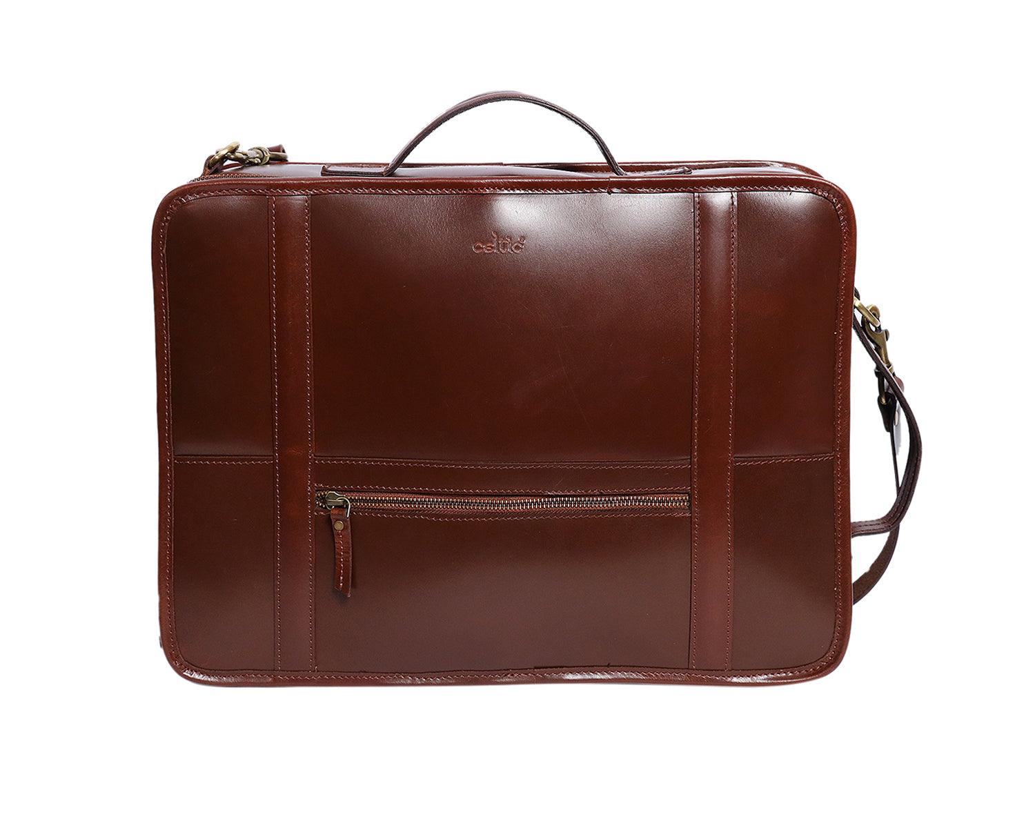  Brown Color Pure Leather Camera Bag with DSLR case for Professional use, Art: BG-1465