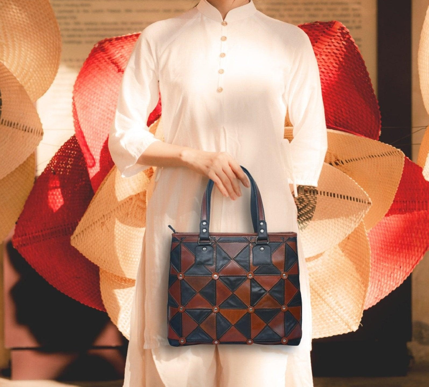  New Trending Leather Bag With Good Storage | Made In India - INDIA