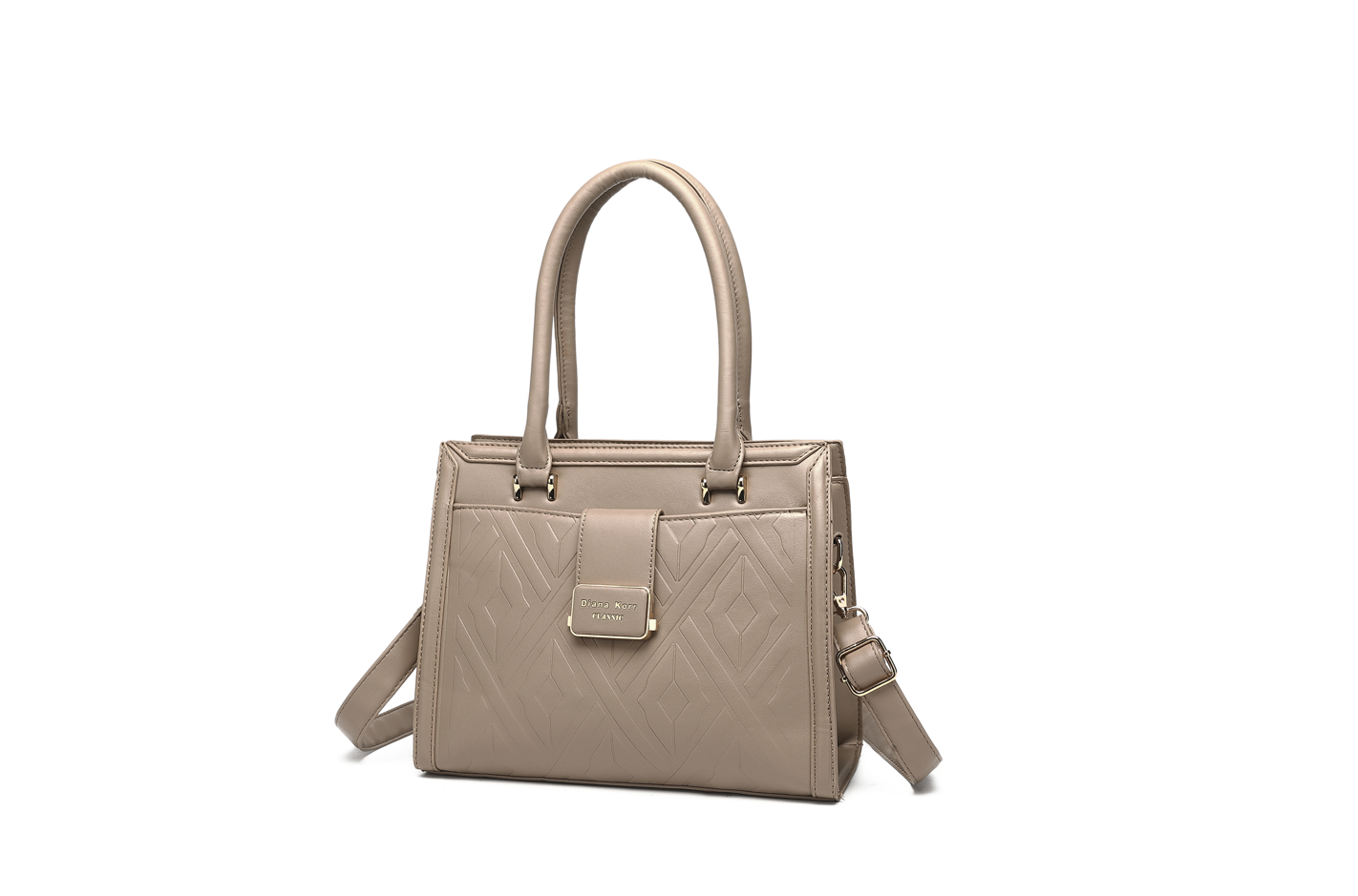 Chic Synthetic Beige Bag  Elegant & Versatile Handbag for Any Occasion,ART:-DK-2002