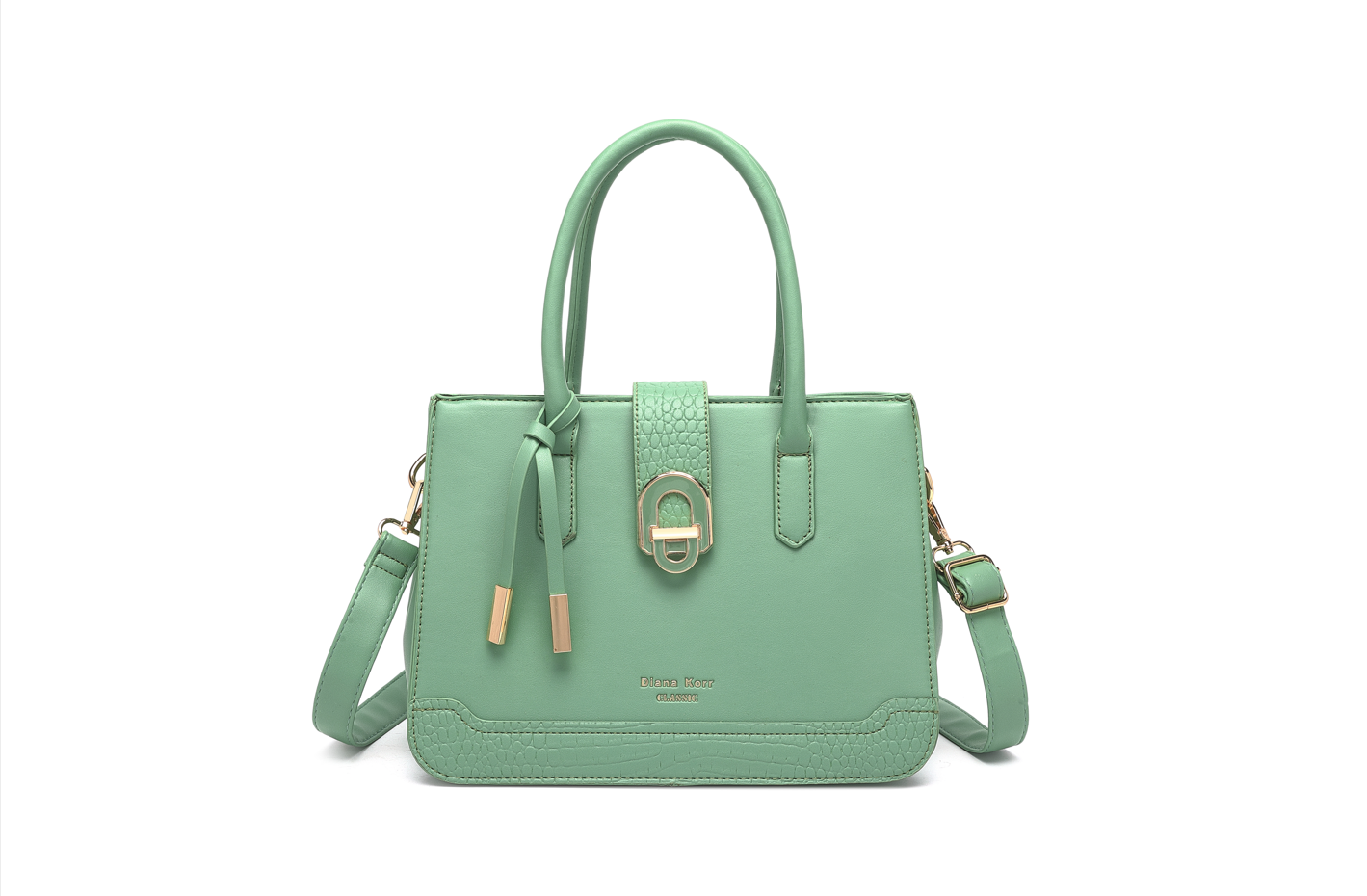 Trendy Synthetic Green Bag  Stylish & Durable Handbag for Every Occasion,ART:-DK-2004