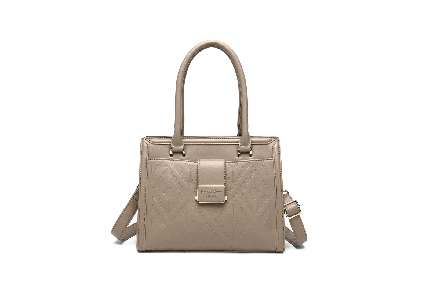 Chic Synthetic Beige Bag  Elegant & Versatile Handbag for Any Occasion,ART:-DK-2002