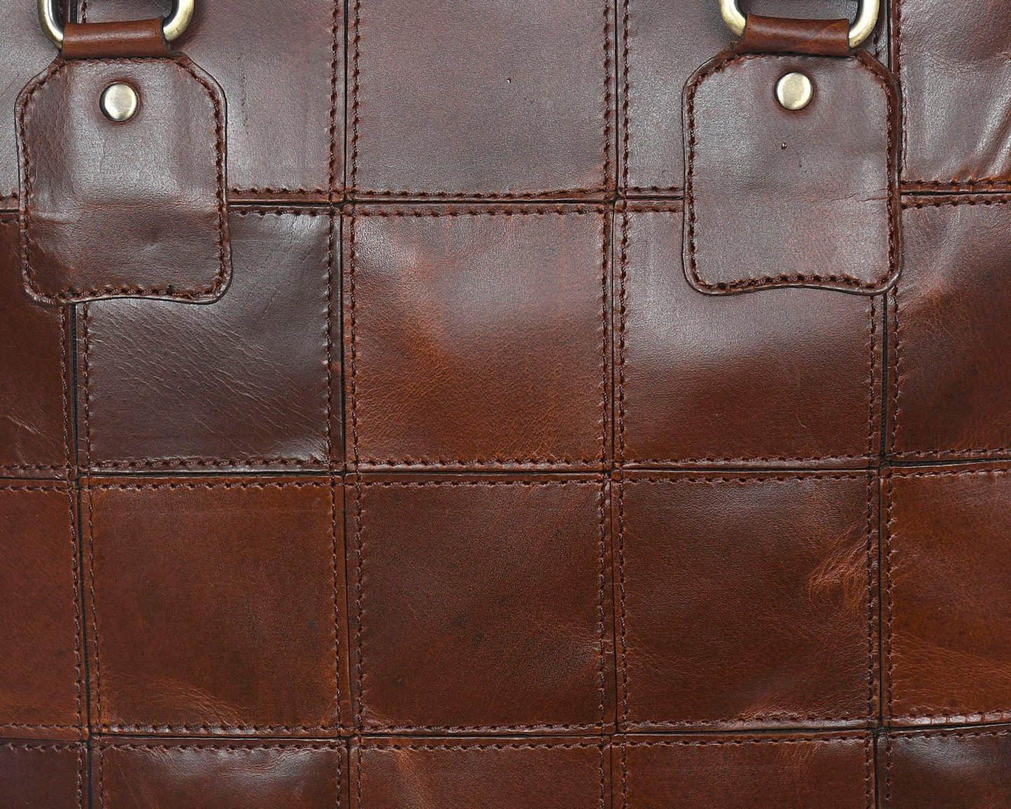  Premium Tote Leather Bag | Color Brown | Gift Bag - INDIA