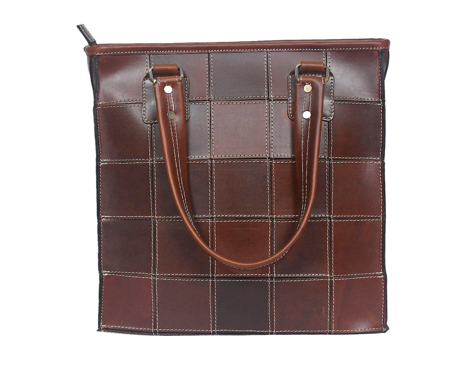  Boxy Tote Bag For Women's Girls | Party | Event | Gift | Mothers day | Brown Tote Bag - INDIA