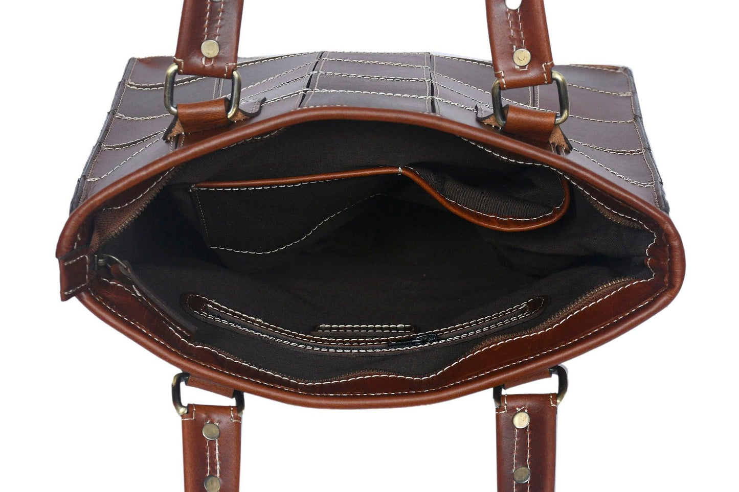  Boxy Tote Bag For Women's Girls | Party | Event | Gift | Mothers day | Brown Tote Bag - INDIA
