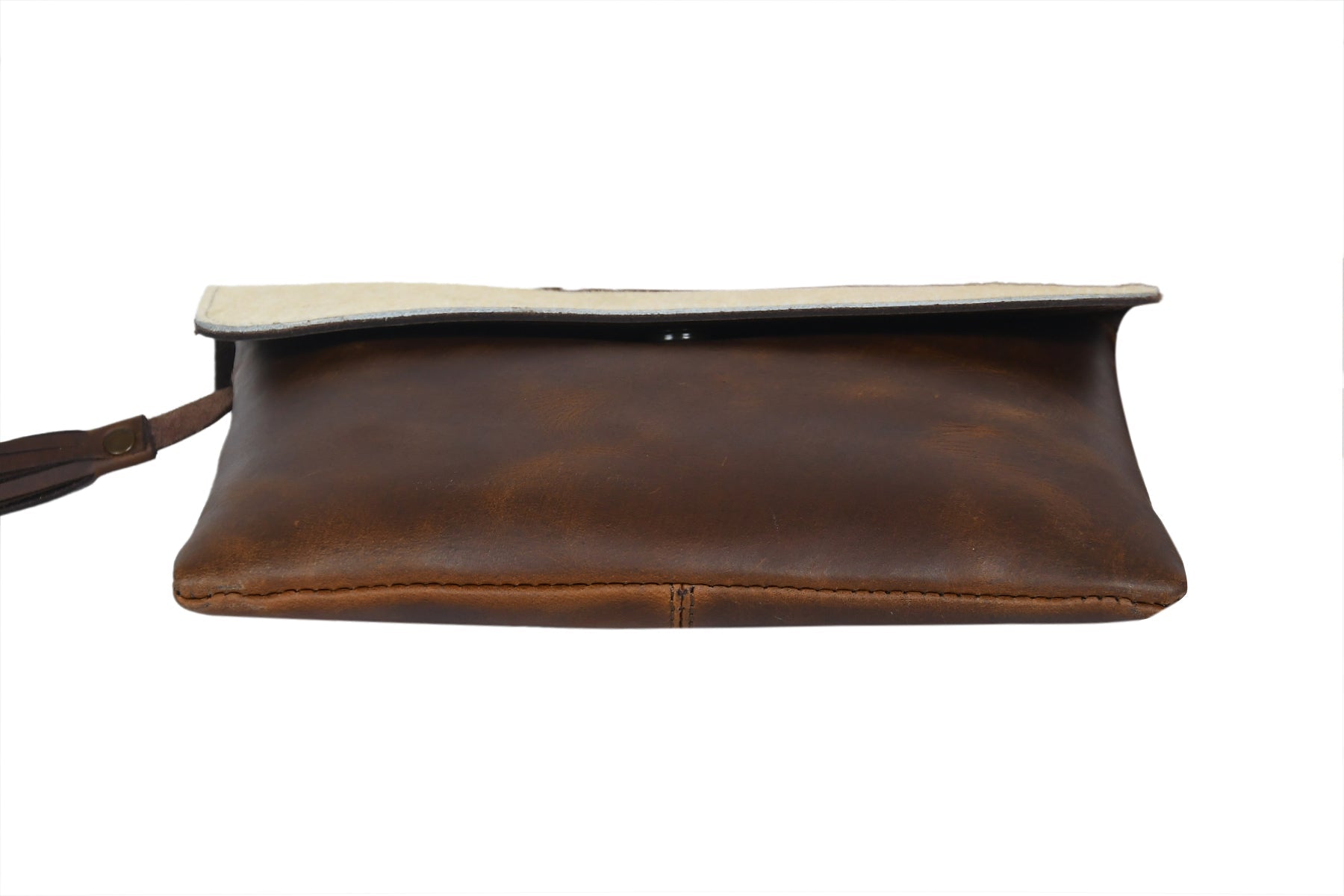  White And Tabaco Color Sling Bag - INDIA