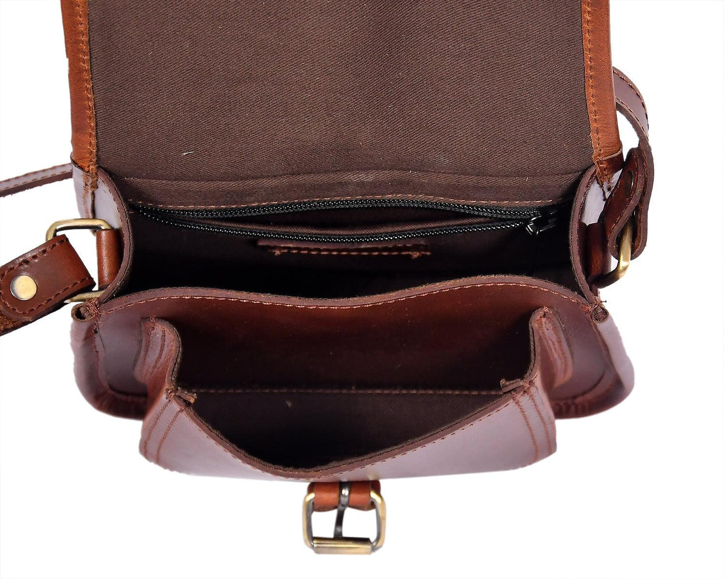  Leather Shoulder Bag For Women's & Girls Medium Size Leather Bag - INDIA