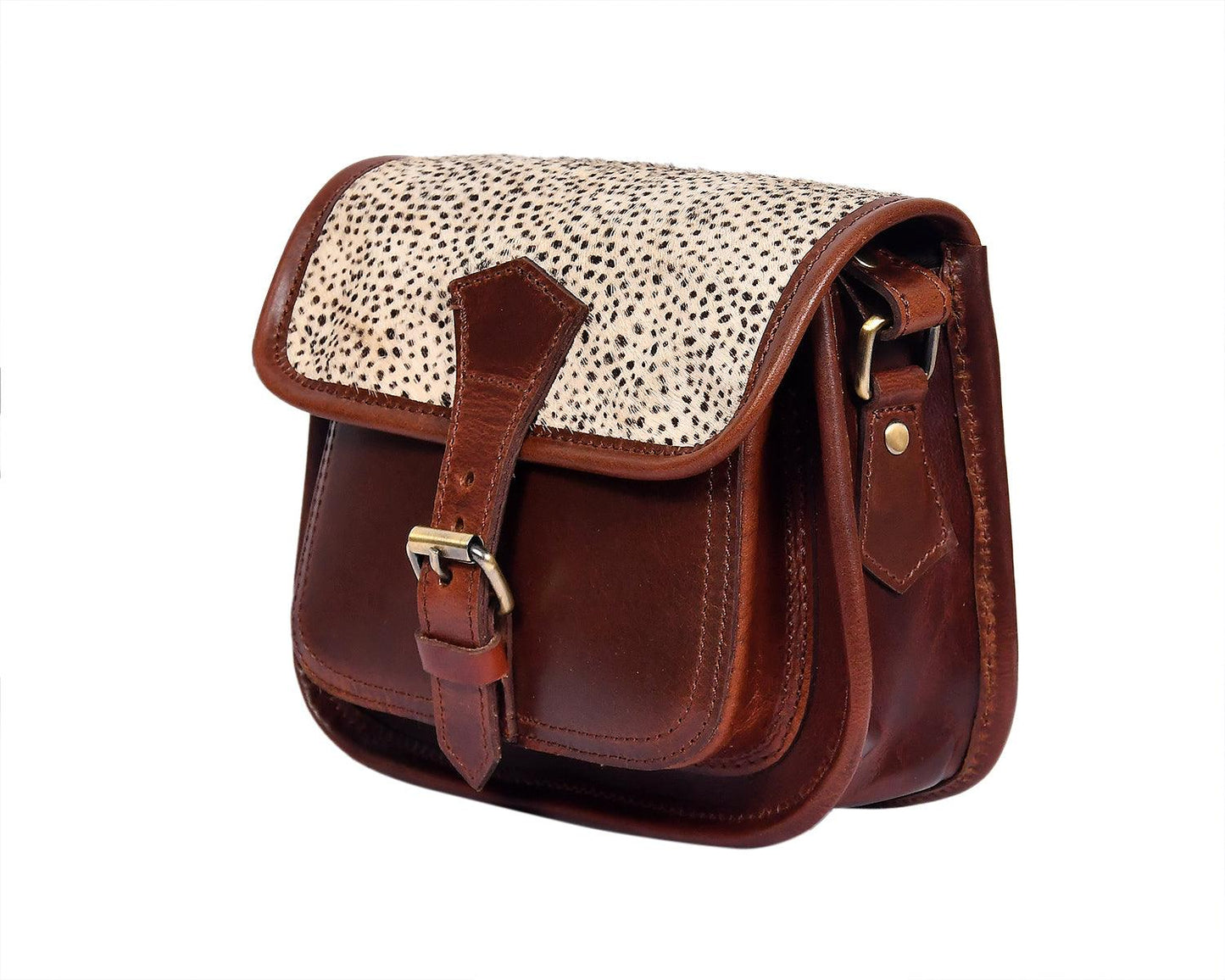  Leather Shoulder Bag For Women's & Girls Medium Size Leather Bag - INDIA