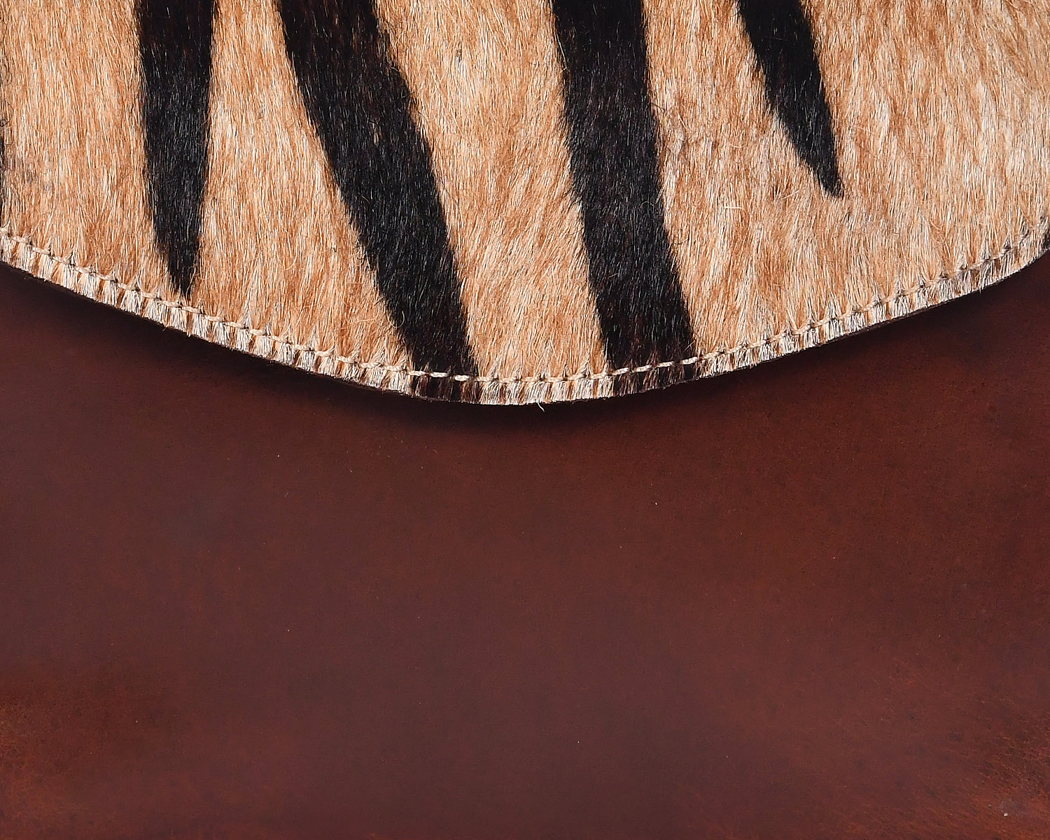 Elevate - Brown Leather Sling Bag with Hair-On Leather - CELTICINDIA