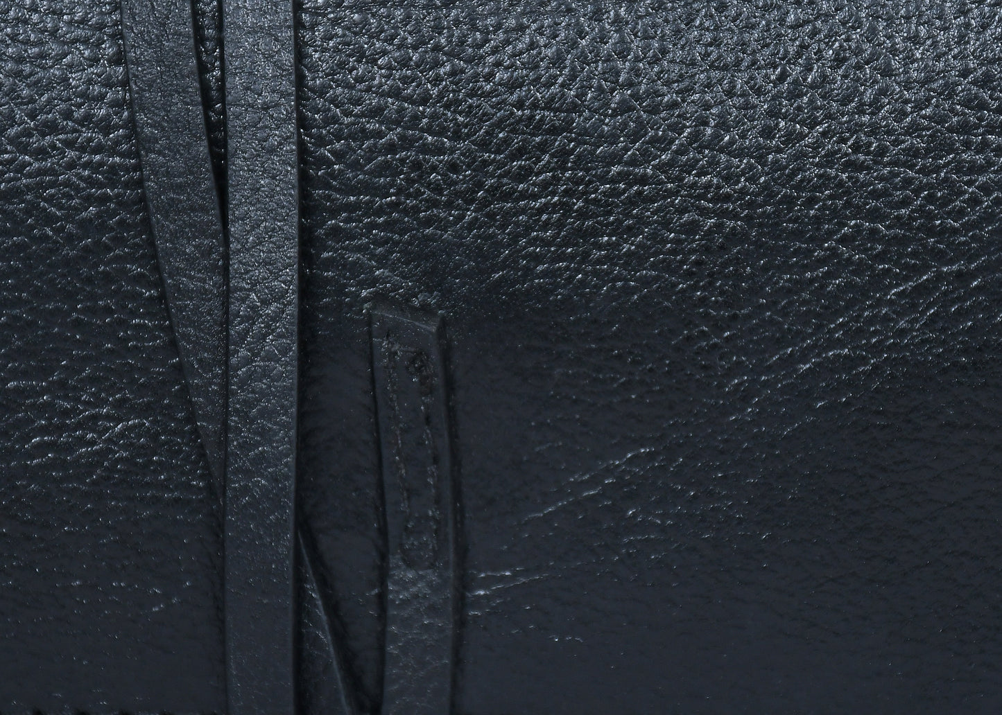  black color pure leather clutch with glorious finished work. - INDIA
