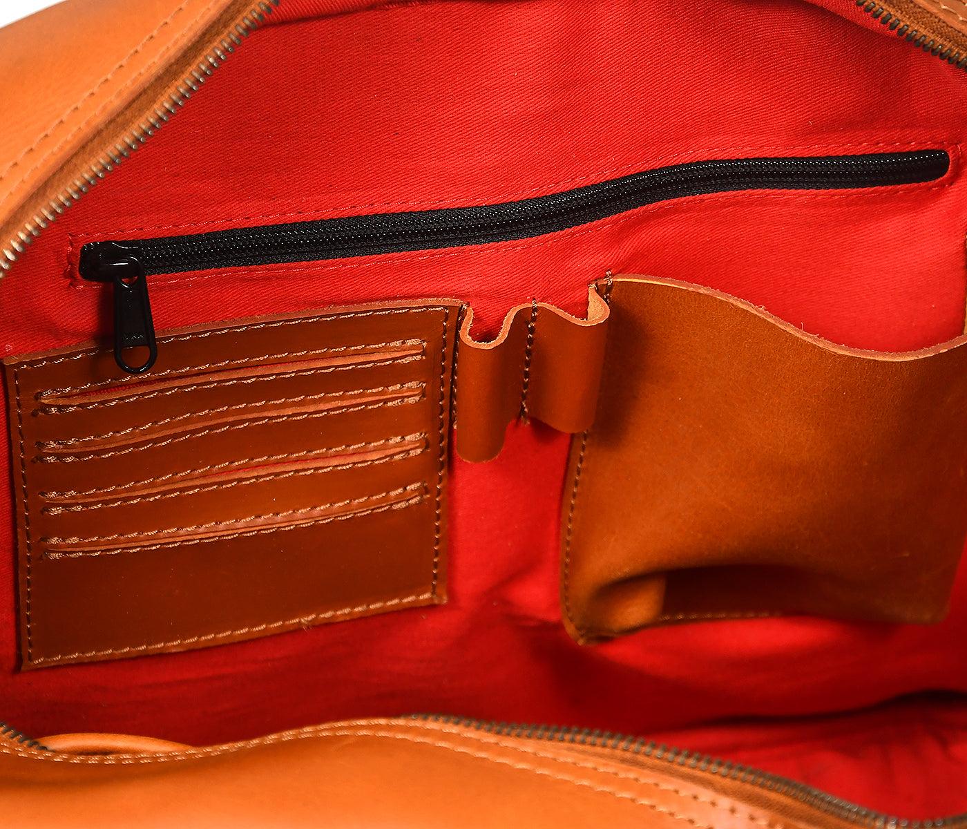  Messenger Leather Bag |Shoulder Cross body | Travel Bag For Women - INDIA