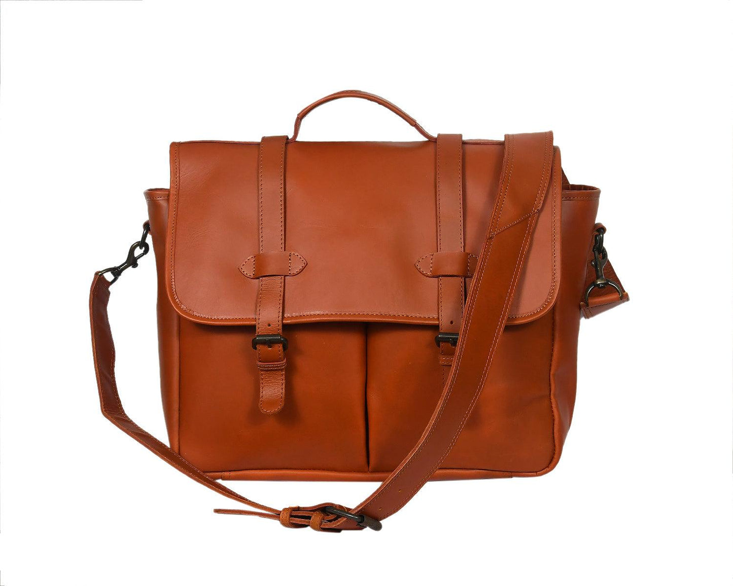  Leather bag for man | Waterproof Messenger Bag| cross body | Adjustable Strap Bag for Men - INDIA