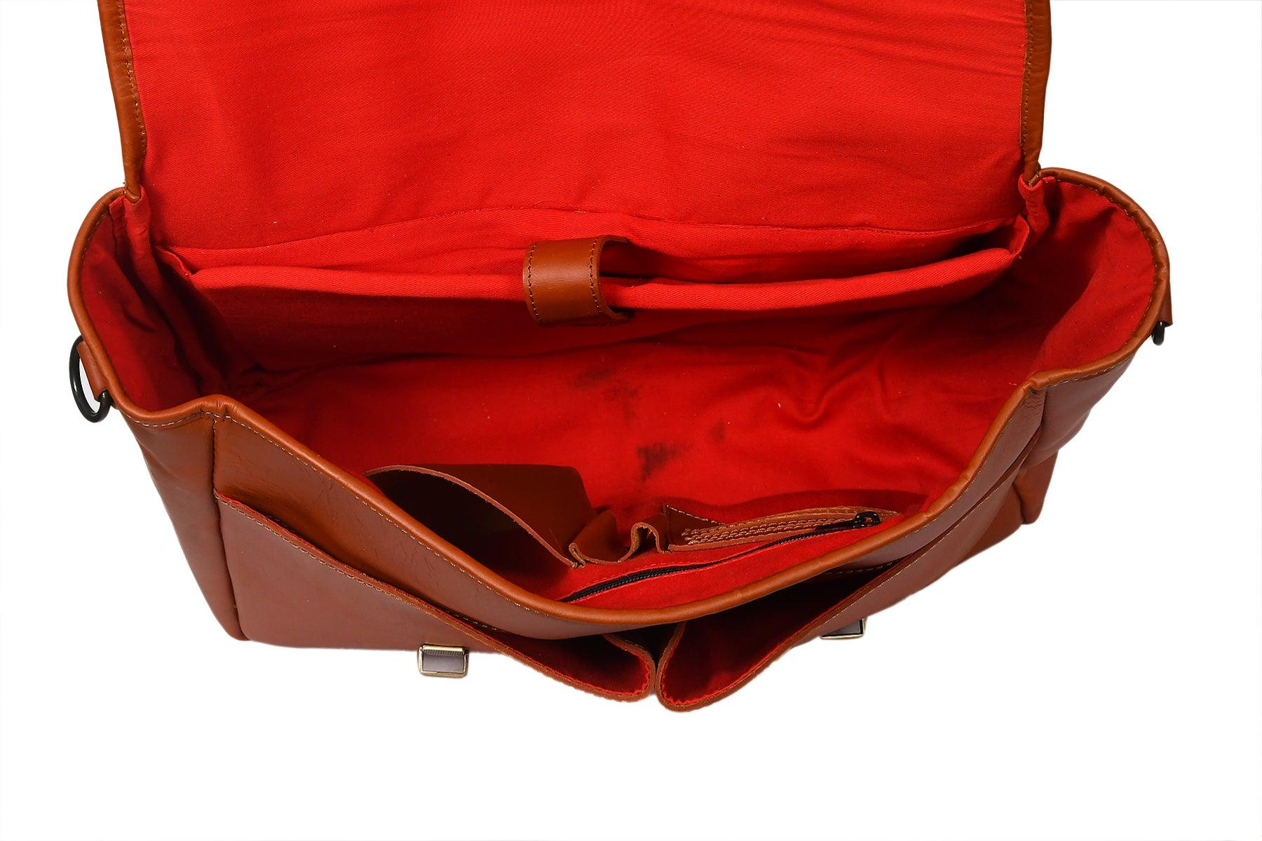  Leather bag for man | Waterproof Messenger Bag| cross body | Adjustable Strap Bag for Men - INDIA