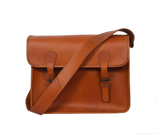  Leather Shoulder Messenger Laptop Bag | Travel Bag For Men - INDIA