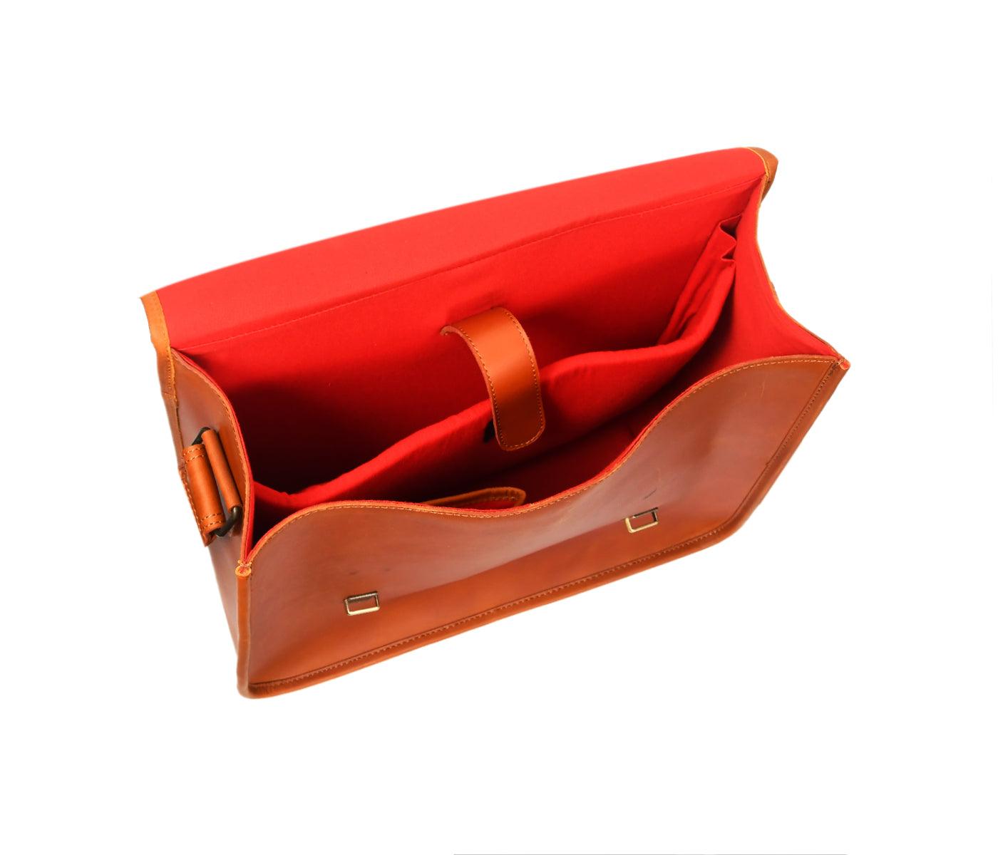  Leather Shoulder Messenger Laptop Bag | Travel Bag For Men - INDIA