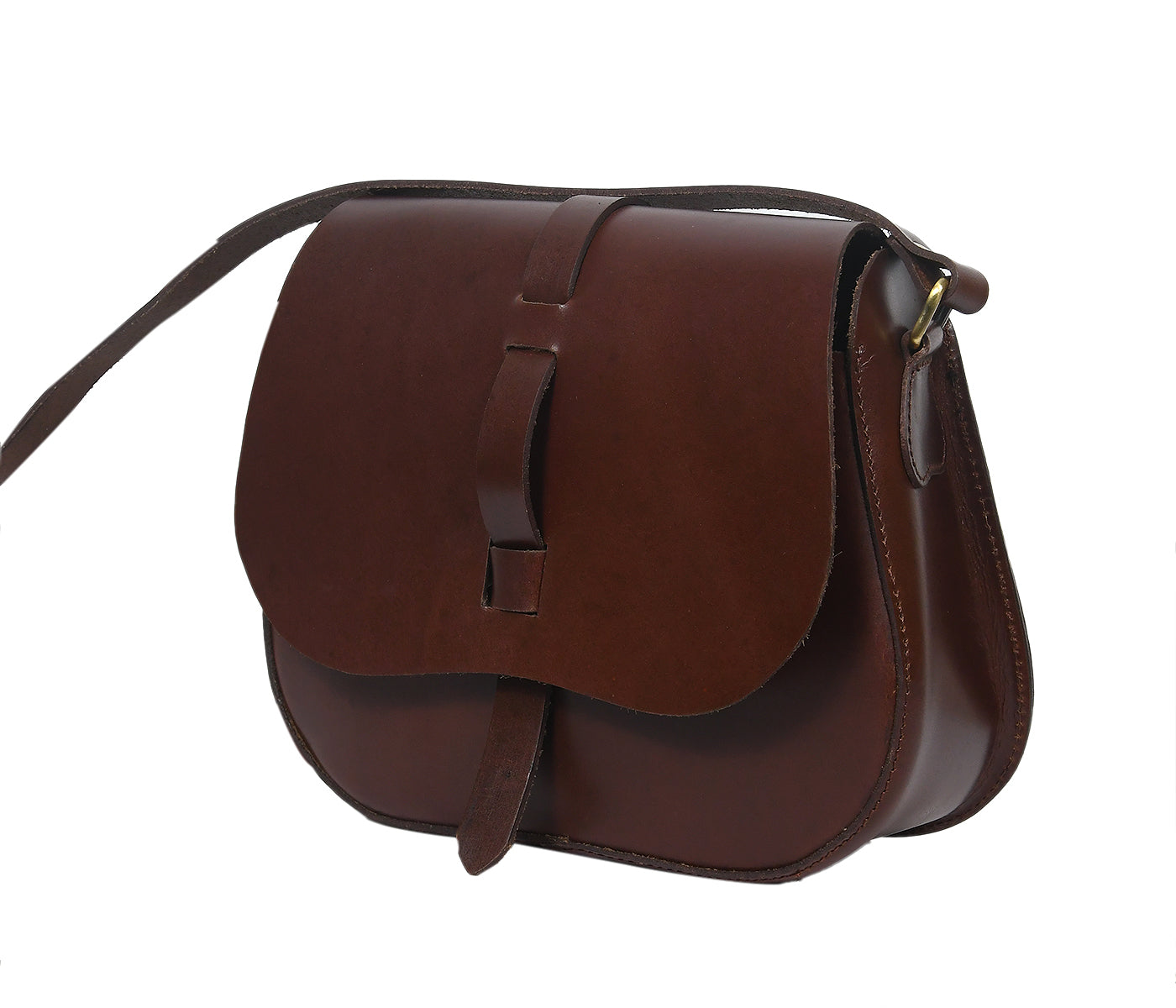  Latest Brown Leather Sling Bag  Stylish and Versatile. - INDIA
