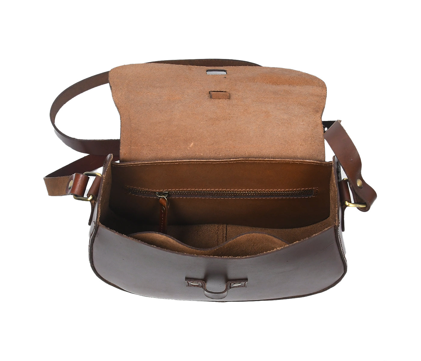  Latest Brown Leather Sling Bag  Stylish and Versatile. - INDIA