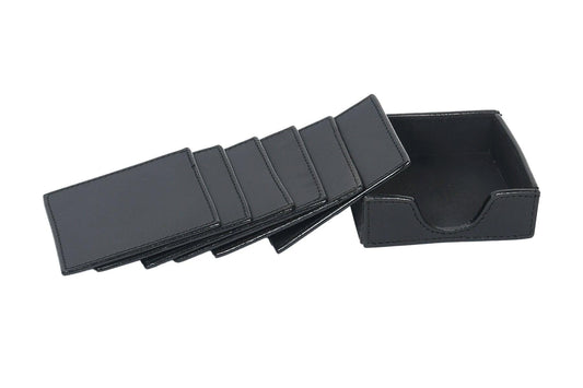  Leather Office Purpose Coaster - INDIA