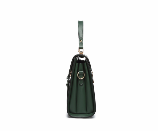 Stylish Synthetic Green & White Bag  Trendy, Durable & Fashionable Handbag, ART:-DK-2008