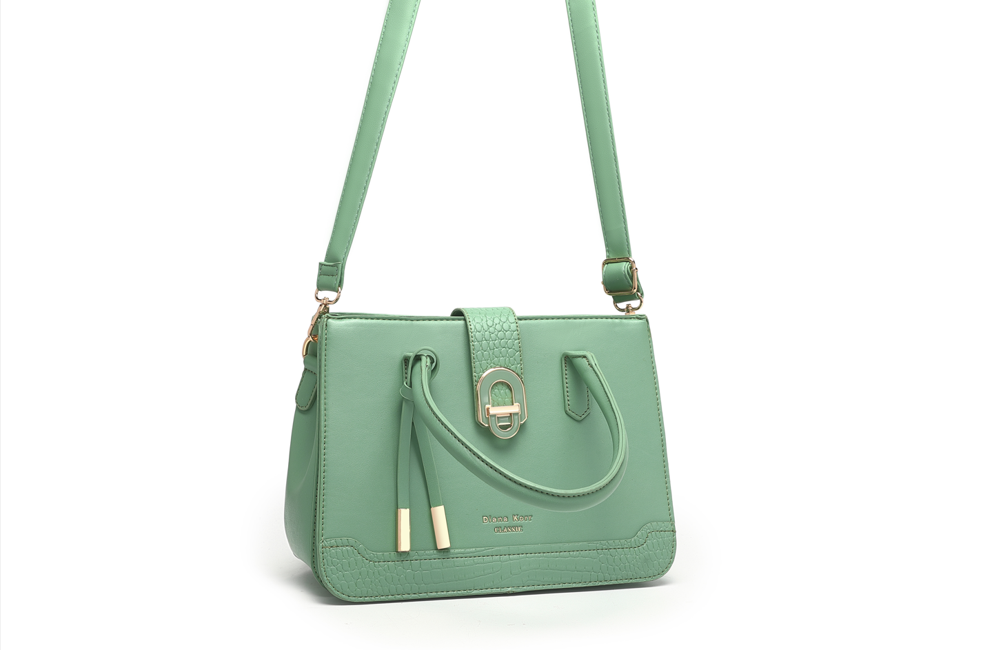Trendy Synthetic Green Bag  Stylish & Durable Handbag for Every Occasion,ART:-DK-2004