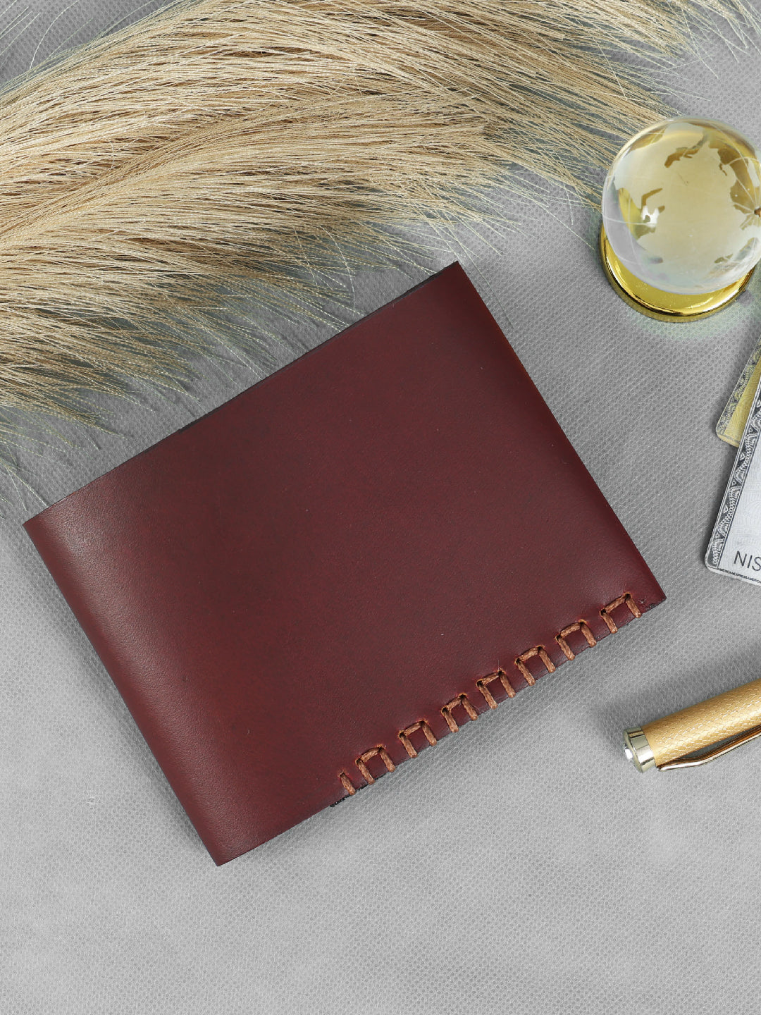 Premium Bi-Fold Leather Wallet for Men – Slim, Stylish | Durable RFID Blocking Wallet
