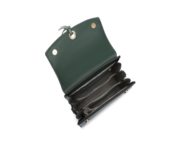 Stylish Synthetic Green & White Bag  Trendy, Durable & Fashionable Handbag, ART:-DK-2008