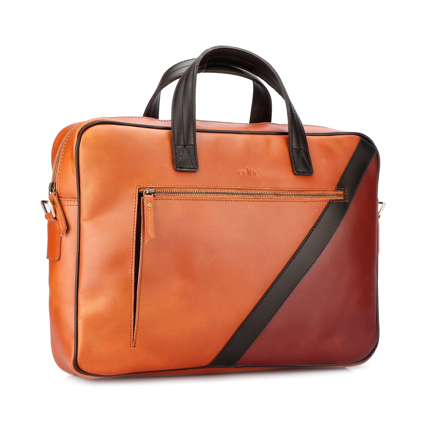  multicolor premium leather laptop bag for men and women's - INDIA