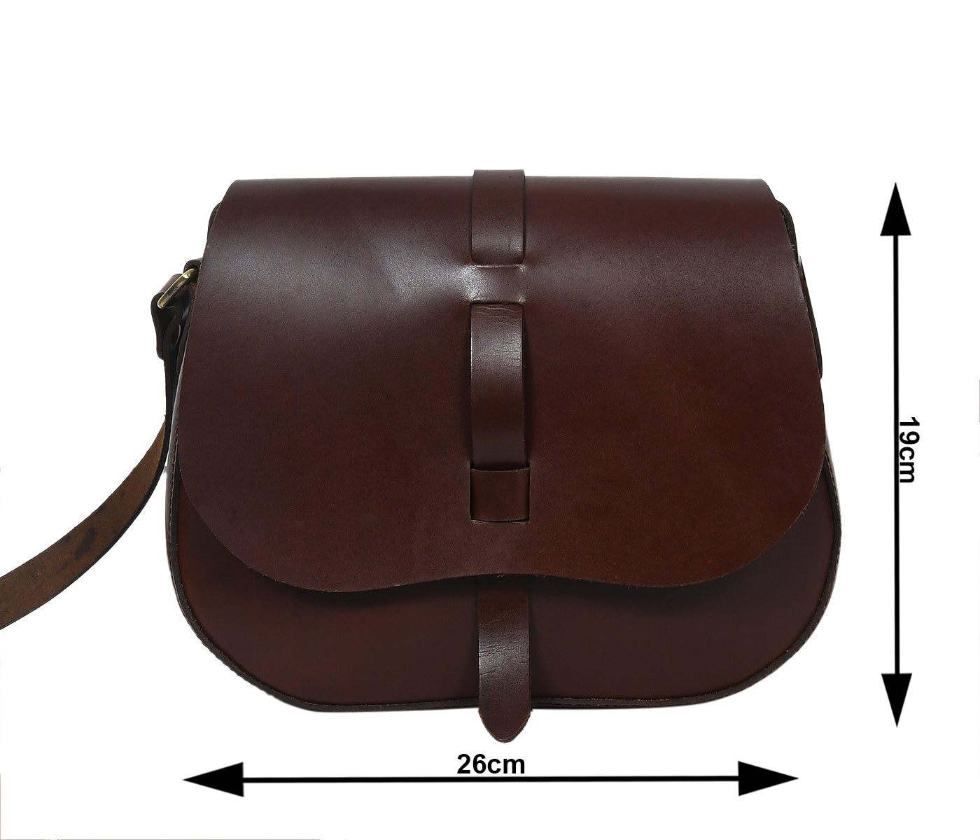  Latest Brown Leather Sling Bag  Stylish and Versatile. - INDIA