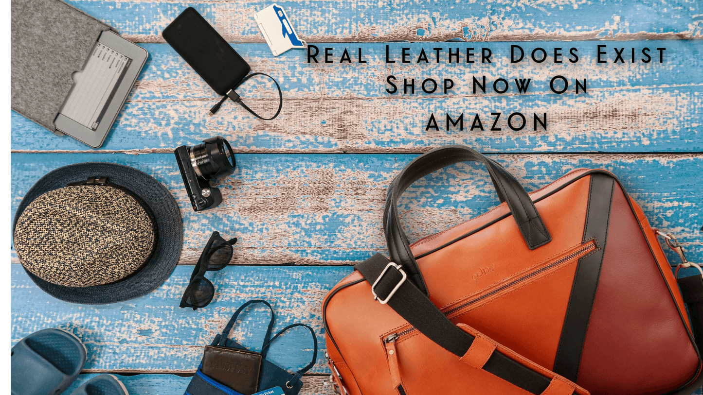  multicolor premium leather laptop bag for men and women's - INDIA