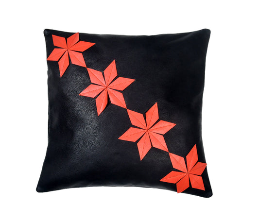 "Premium Soft Leather Cushion Cover - Superior Comfort & Stylish Design".(Art-CC-08)