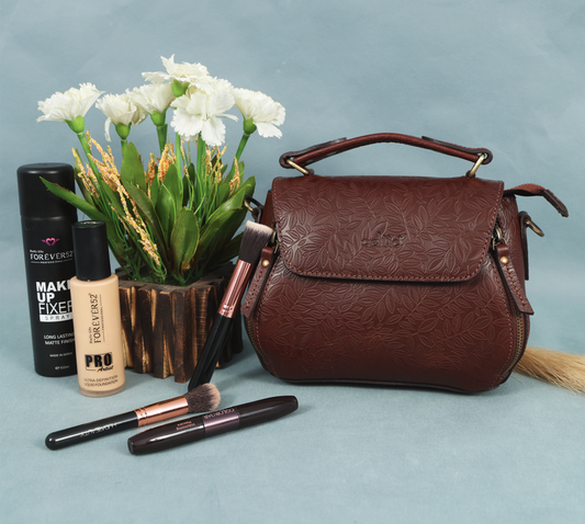 Unique Leather Hand & Sling Bag  Stylish, Versatile, and Distinctive Design,Art:-BG-1568-E