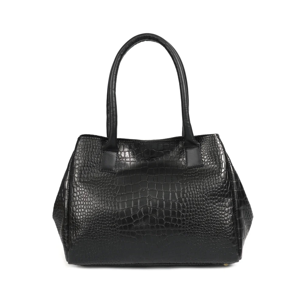 Premium Croc Pattern Leather Women's 4-in-1 Handbag Set (Tote, Shoulder, Sling & clutch)