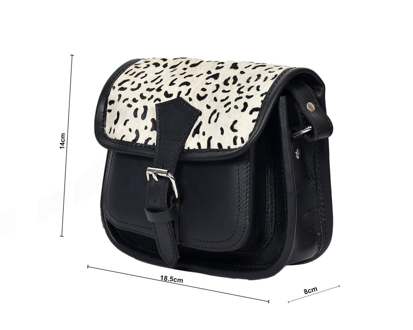  Black Premium Leather Bag | Trending Sling Bag - INDIA