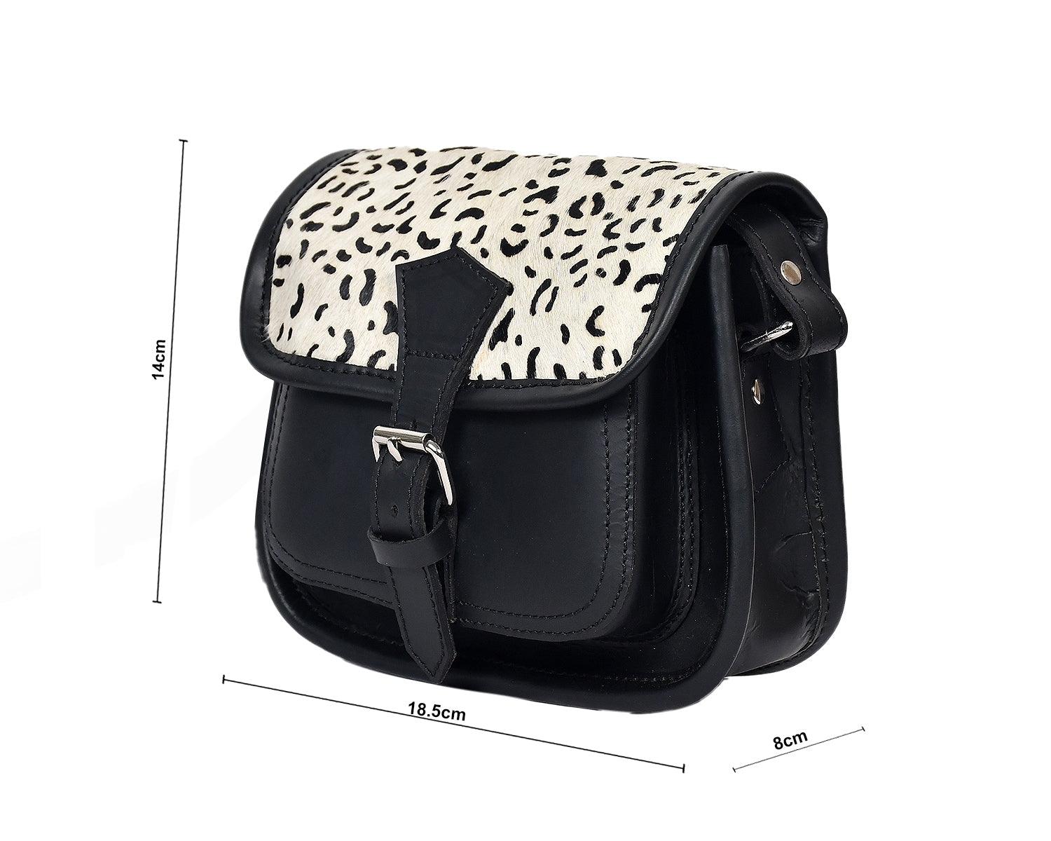  Black Premium Leather Bag | Trending Sling Bag - INDIA