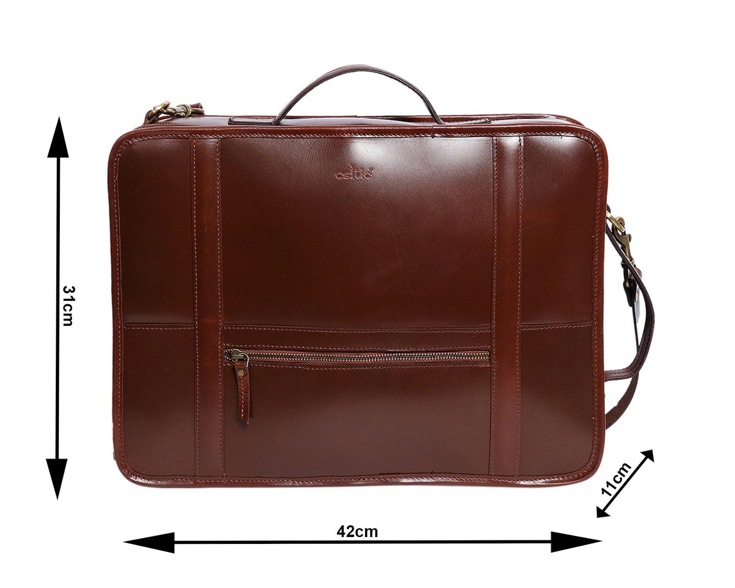  Brown Color Pure Leather Camera Bag with DSLR case for Professional use, Art: BG-1465