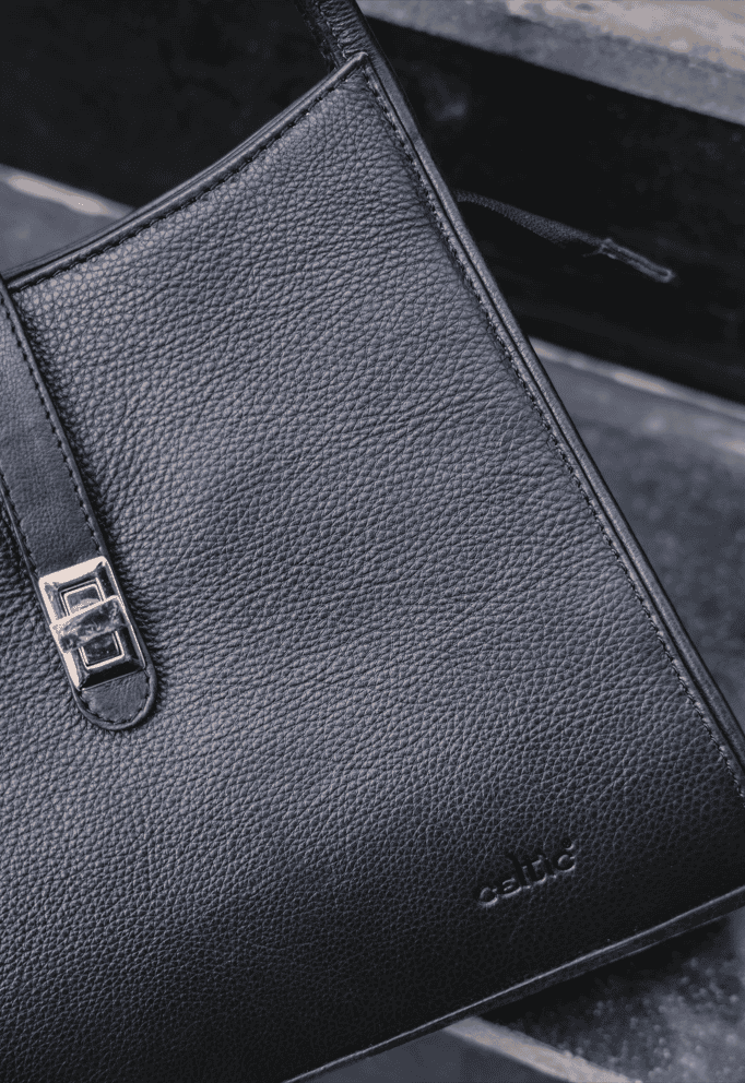 Soft Leather Lightweight Tote Bag: - CELTICINDIA