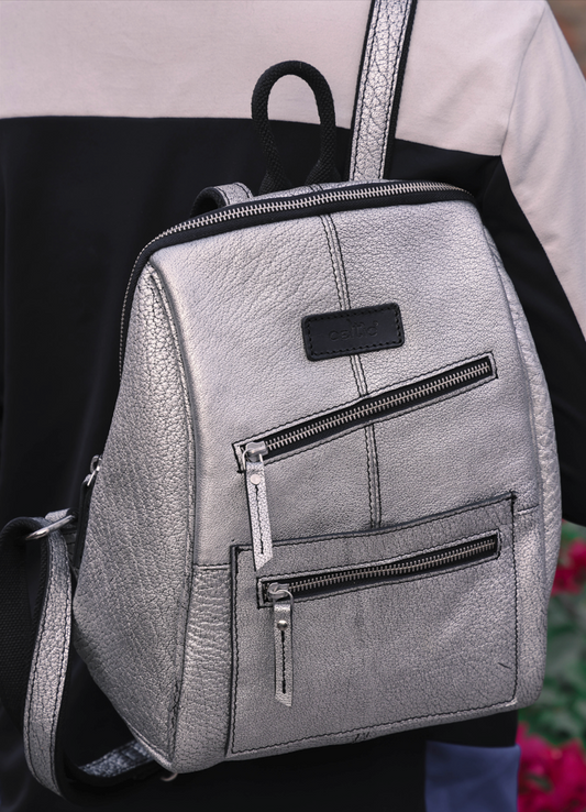 Elevate Your Style with Our Premium Brown Leather Backpack. - CELTICINDIA