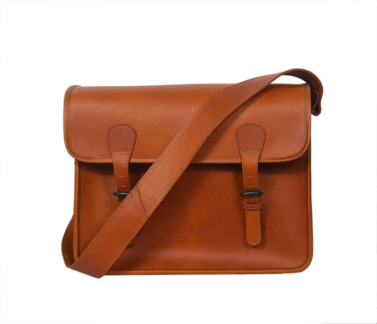 Celtic Leather Shoulder Messenger Laptop Bag | Travel Bag For Men - CELTICINDIA