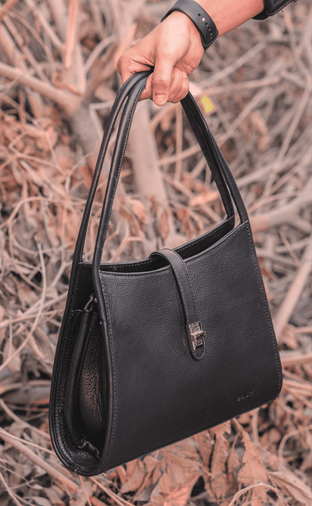 Soft Leather Lightweight Tote Bag: - CELTICINDIA